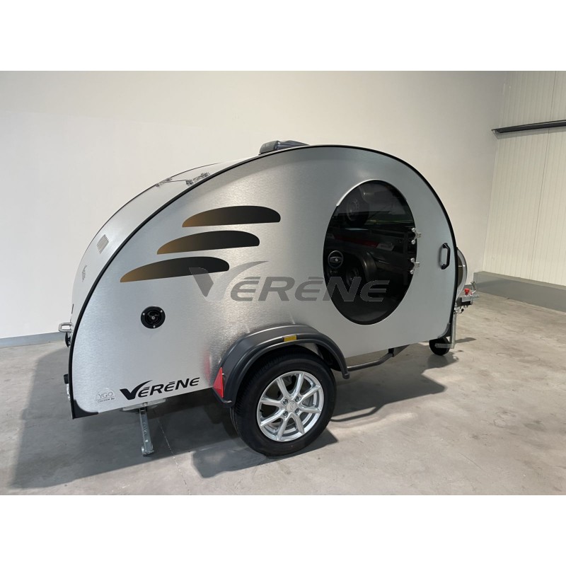 Mini Caravane Tear Drop Cocoon Xe Grise Remorques V R Ne